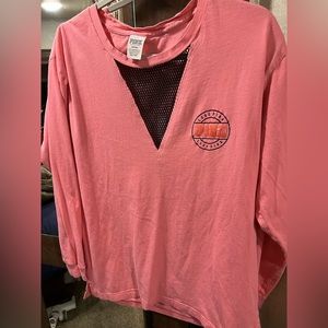 VS Pink Shirt with Sequins